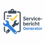 Servicebericht-Generator Software