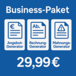 Business-Paket – Angebote, Rechnungen & Mahnungen in einem