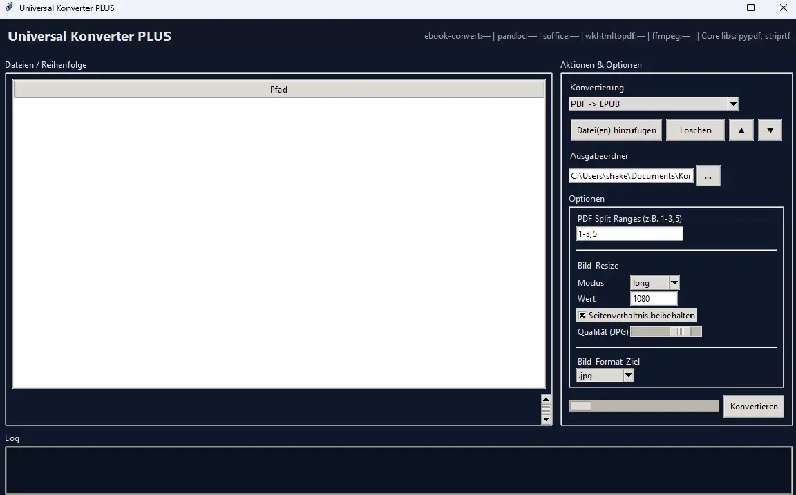 Universal Konverter PLUS Software – Bild 2