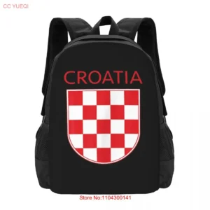 Graphic Croatia T Croatian Pride T Men Or Women. Collaboration Backpack Large Capacity Cute Foldable Clothes Backpacks